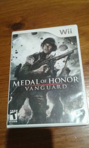 Juego original para wii medal of honor vanguard con estuche