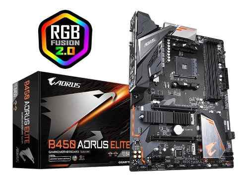 Mother Gigabyte B450 Aorus Elite Compatible Ryzen 3ra Gen